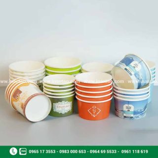 Tô Giấy 500ml Giá Sỉ, Nhận In Logo Theo Yêu Cầu Cho Quán Ăn, Nhà Hàng