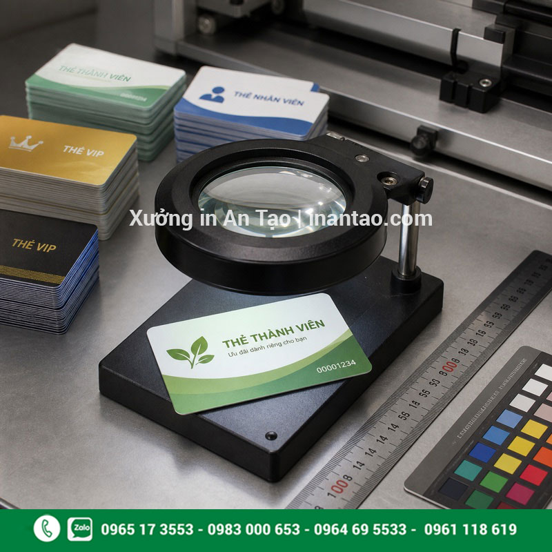Quy trình kiểm tra chất lượng thẻ nhựa Kiểm tra thẻ nhựa thành phẩm tại xưởng in