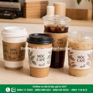 Cover ly giấy in theo yêu cầu, chống nóng và tăng nhận diện