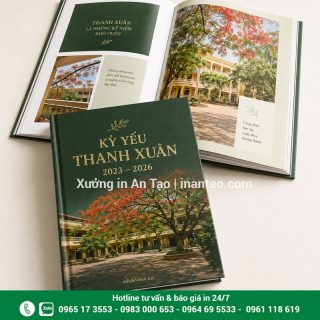 In kỷ yếu theo yêu cầu tại TPHCM, bìa đẹp và chi phí hợp lý